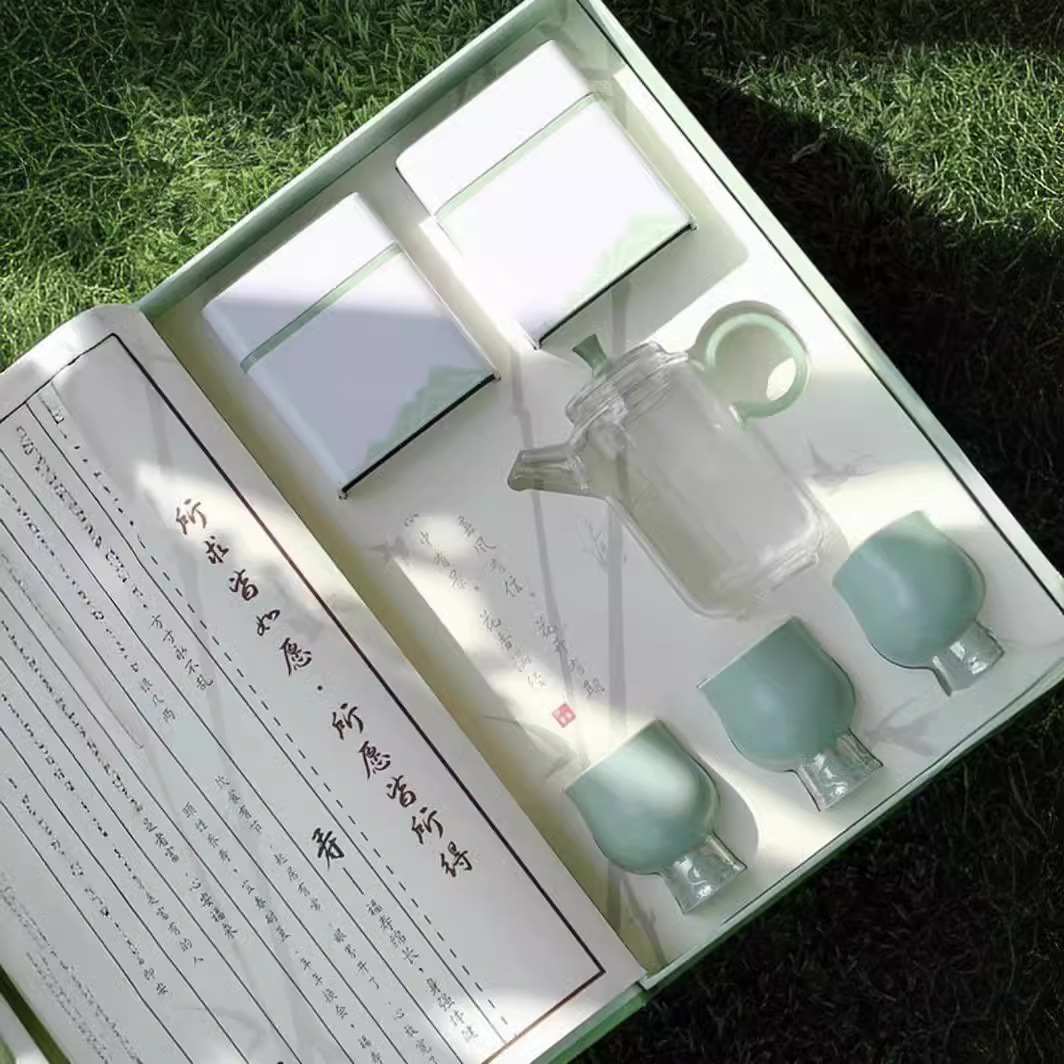 Ấm thủy tinh, dụng cụ pha trà dung tích lớn, ấm trà, dụng cụ pha trà chuyên dùng cho trà xanh, ấm chịu nhiệt độ cao, bộ đồ cao cấp sang trọng nhẹ