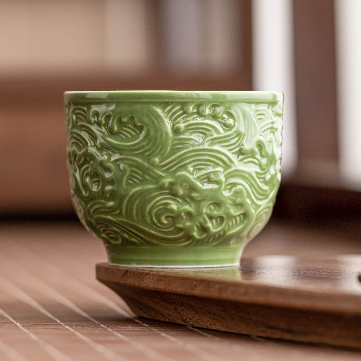 Cốc trà Hailang Shuyun Cốc chủ nhân gốm cốc trà Kung Fu gia dụng Bộ trà Trung Quốc uống trà chuyên dụng cho cá nhân nữ