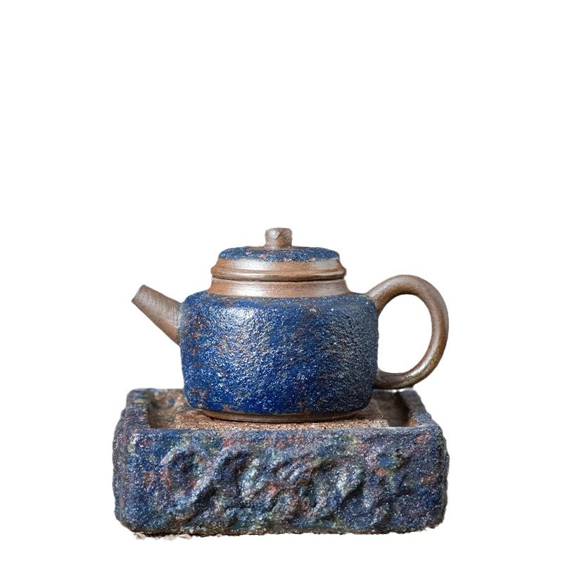 Ấm trà mỏ đá ấm đơn thủ công có lọc gốm sứ cao cấp dụng cụ pha trà Kung Fu đồ pha trà gia dụng dung tích lớn cổ điển