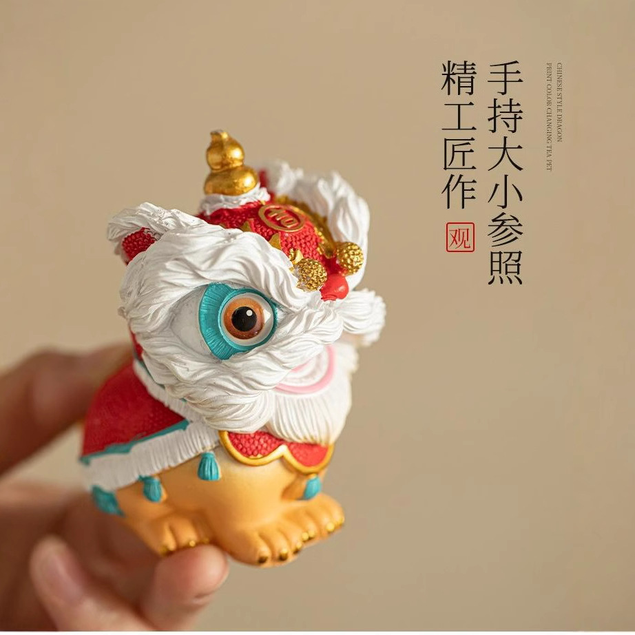 Đồ trang trí múa lân màn múa lân màn múa lân Phật Sơn đồ trang trí xe hơi đồ trang trí dễ thương
