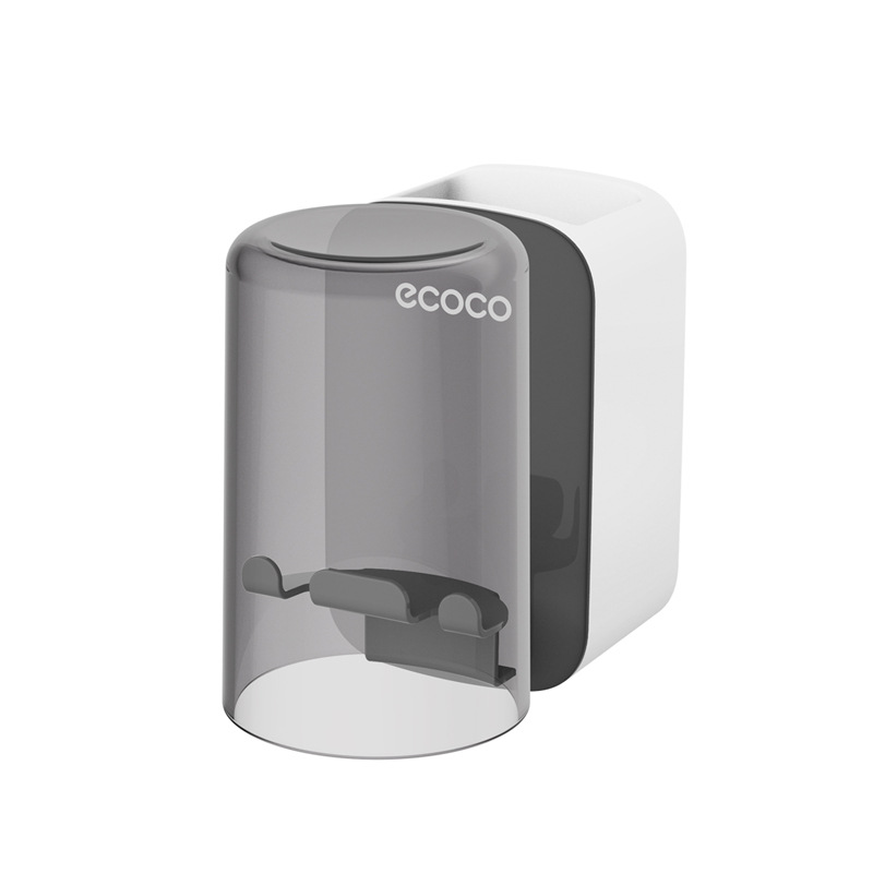 Giá để bàn chải đánh răng, cốc nước súc miệng không đục lỗ, cốc đựng đồ treo tường, Cốc đánh răng, giá để bàn chải điện treo tường