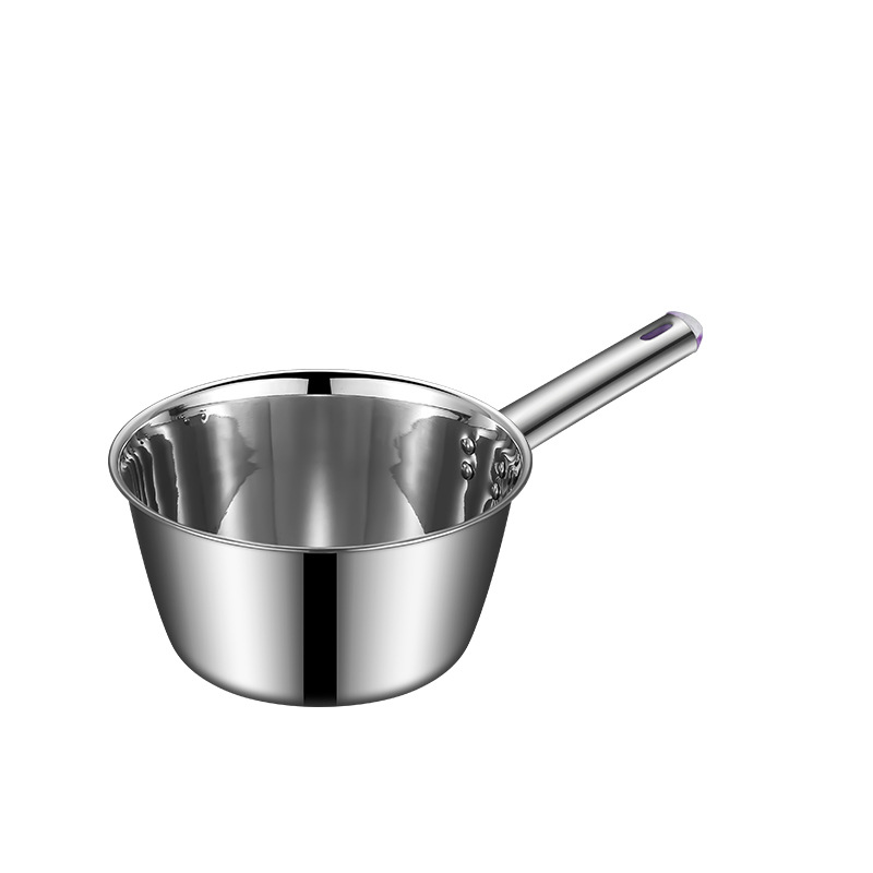 Muỗng nước inox Lezvậy muôi nước cán dài dày muôi canh muôi nước muôi Cháo muôi nước lớn nhà bếp