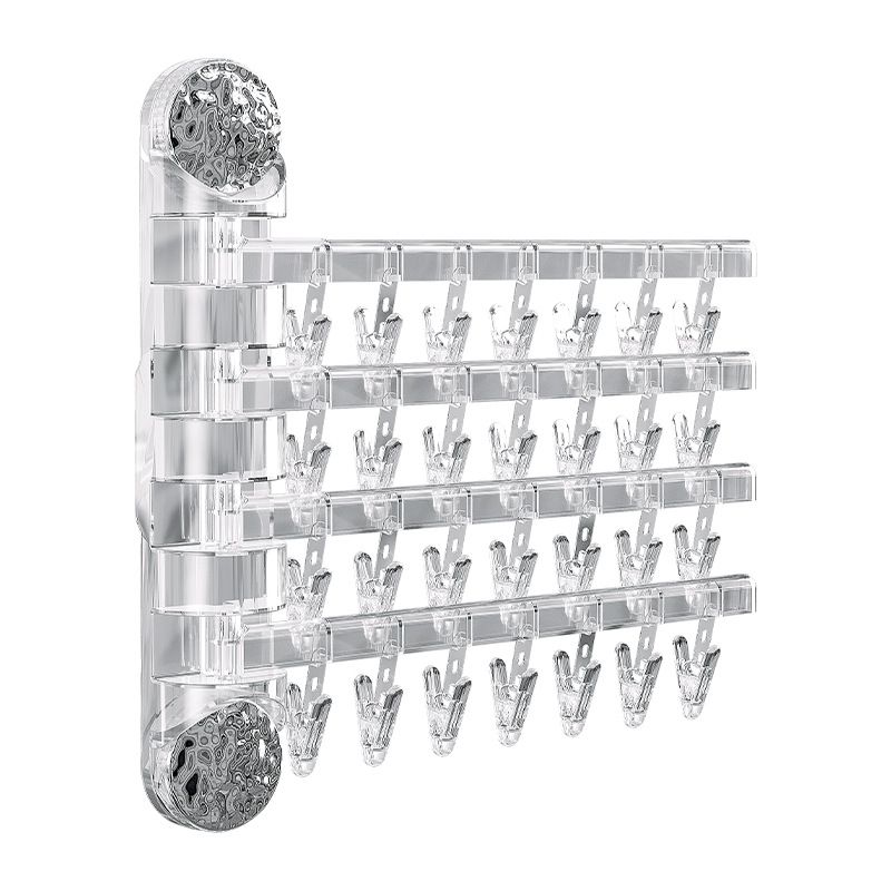 Giá phơi cốc hút giá phơi tất gấp giá phơi đồ gia dụng nhiều kẹp tất phơi đồ gia dụng