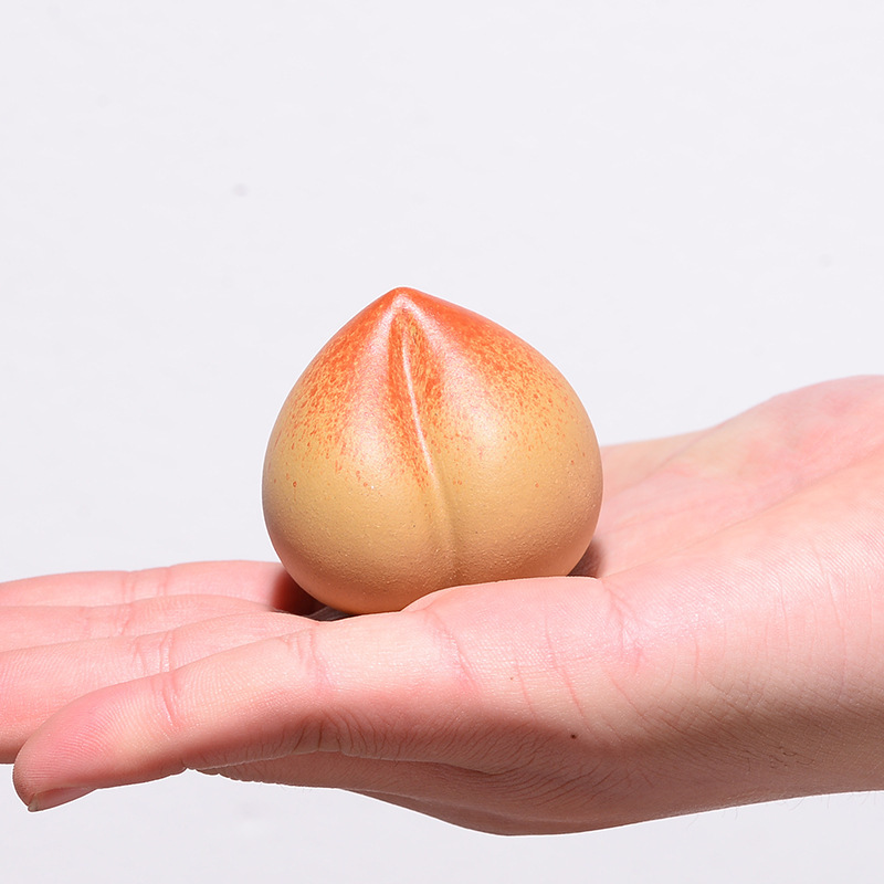 Nghi Hưng Tử Sa Trà vật nuôi đào phần bùn thủ công đào Trường Thọ Bộ trà điêu khắc Khay trà đồ trang trí bàn tay văn hóa Quà Tặng