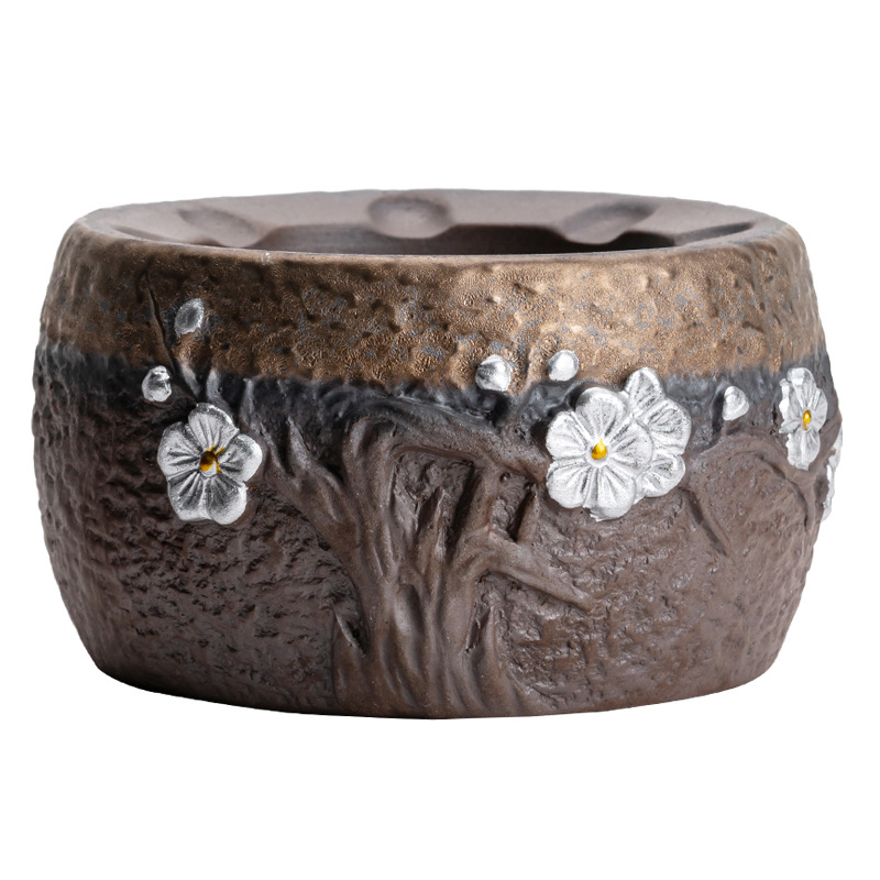 Bán buôn ấm trà gốm thô ấm ấm trà Đế ấm trà ấm trà gốm sứ ấm trà Phụ Kiện Bộ trà Kung Fu nến sưởi ấm cách nhiệt