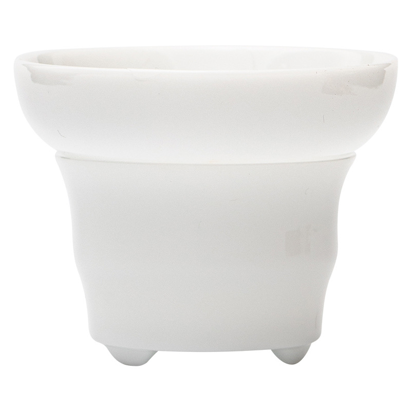 Bộ lọc trà bằng sứ ngọc bích bộ lọc trà đơn giản bộ lọc trà sứ trắng lọc trà bộ lọc trà phụ kiện bộ trà