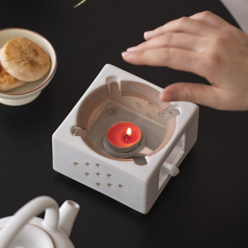 Ấm trà gốm sứ cổ điển ấm trà tay cầm bên kiểu Trung Quốc ấm pha trà lọc tay cầm chống bỏng ấm sáng tạo ấm gốm đơn