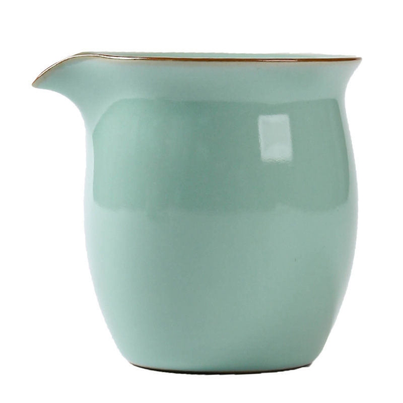 Lò nung Houhu thủ công Ru lò trà biển công thức tách trà gốm sứ tách trà công hộp quà mở sứ cổ