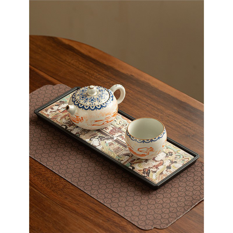 Ấm một ấm hai chén ấm trà cốc trà cốc trà gia dụng bộ dụng cụ pha trà Kung Fu