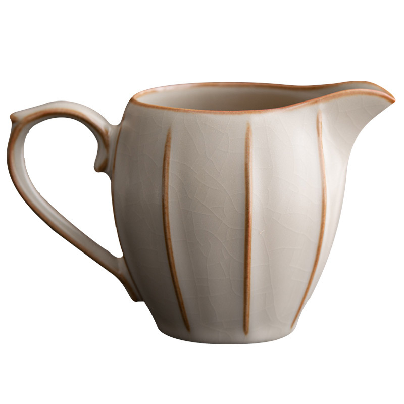 Cốc pha trà gia dụng dụng cụ pha trà cốc cốc Công bằng gốm Sứ cốc miệng dài cốc đồng phục Phụ Kiện Dụng cụ pha trà