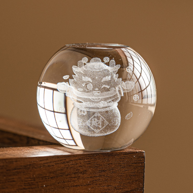 Nhà máy Xianglong Send Rui Pha lê thủy tinh nắp ấm trà giá đỡ bộ trà Kung Fu phụ kiện trà đạo bàn trà đồ trang trí nhỏ