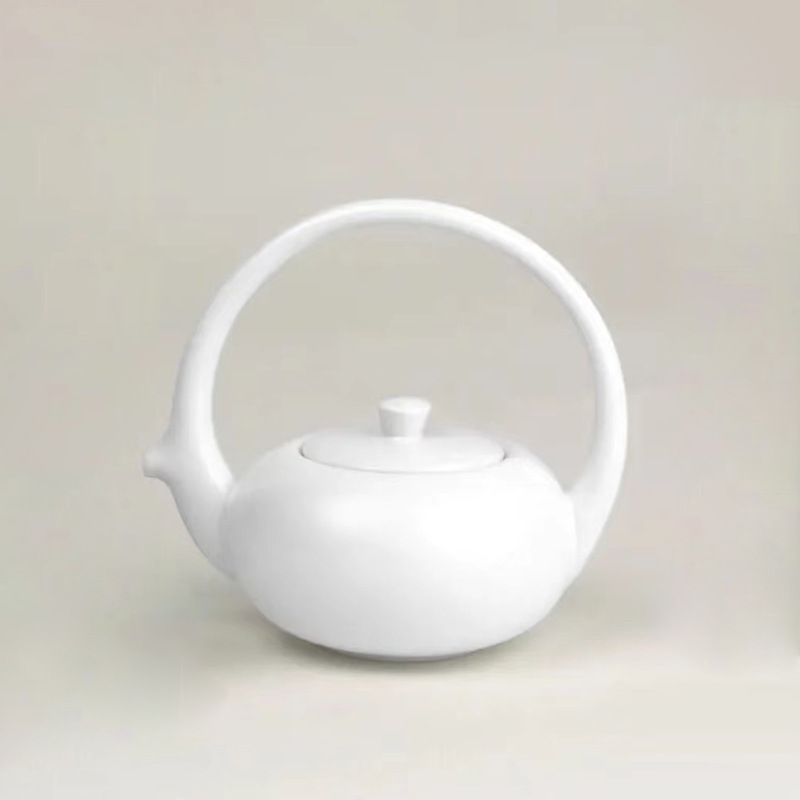 Dụng cụ trà gốm sứ Yingqing nhỏ cầm xà một ấm bốn cốc gia dụng gia dụng quà tặng gia dụng ấm trà văn phòng bộ hộp quà