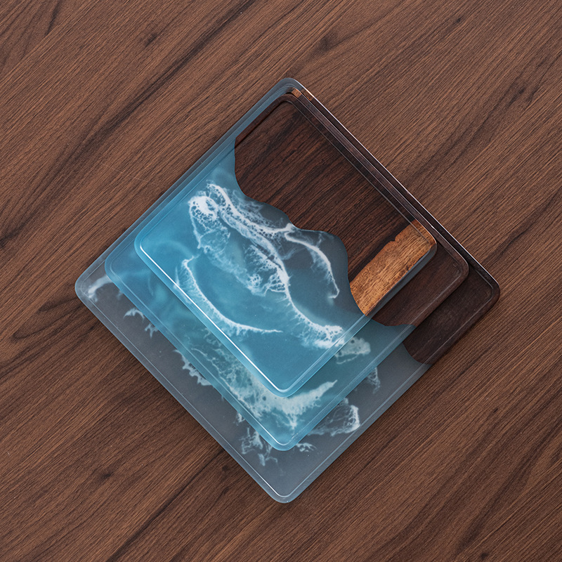 Khay pha khô bằng gỗ khay trà khay nhỏ dụng cụ pha trà Kung Fu gia dụng khay pha khô cỡ nhỏ tặng quà dùng trong gia đình