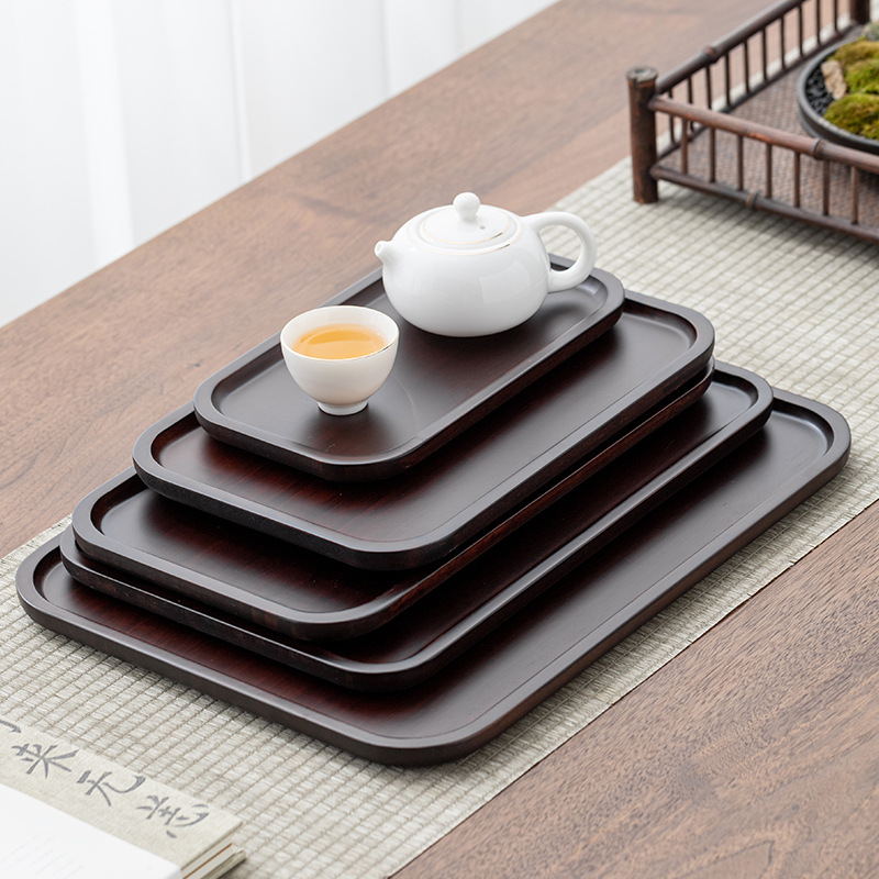 Khay đựng trà kiểu Nhật chén đựng trà cỡ nhỏ đựng trà hình chữ nhật khay đựng nước cổ điển khay đựng trà bàn trà