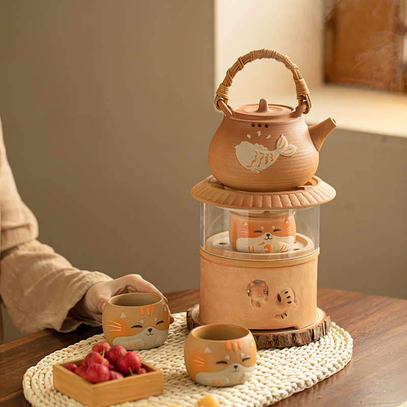 Bộ ấm trà ấm trà ấm trà ấm trà thu đông ngoài trời gia dụng ấm trà ấm trà ấm trà ấm trà ấm trà ấm trà ấm trà kiểu Trung Quốc