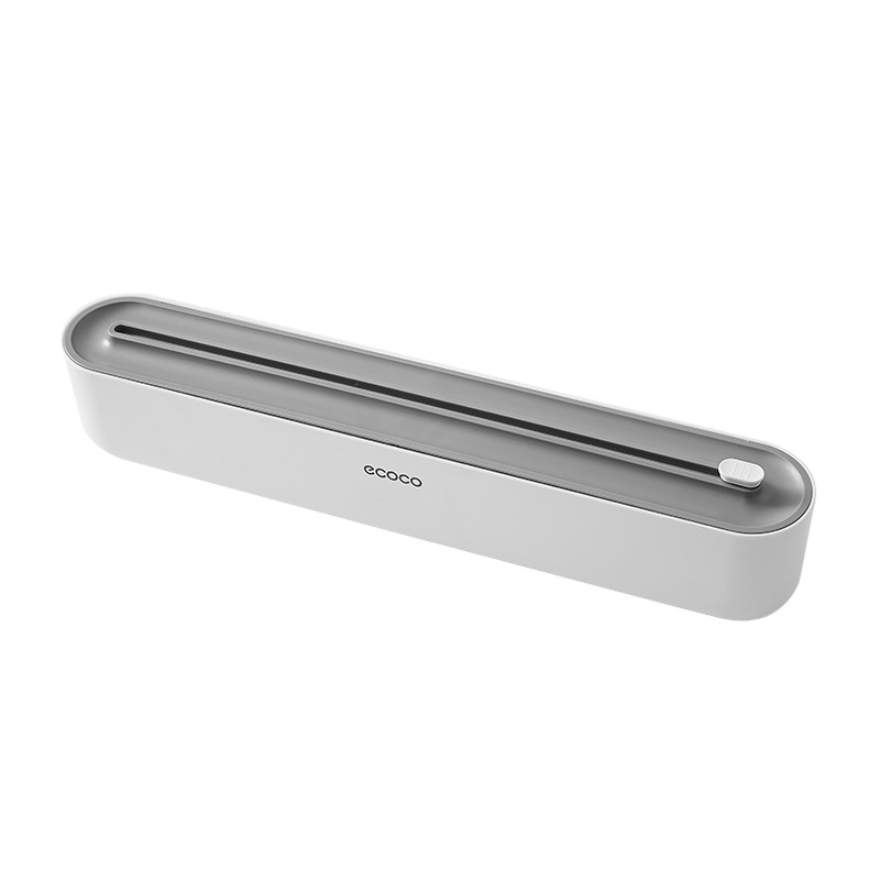 Máy cắt màng bọc thực phẩm nhà bếp dùng một lần túi nhựa cấp thực phẩm cuộn lớn hộ gia đình treo tường dao trượt tủ lạnh hiện vật