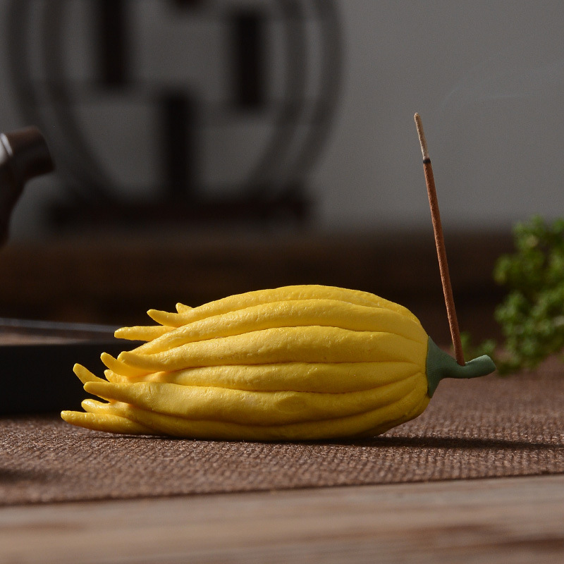 Đồ trang trí dưa su thủ công bằng gốm sứ mỹ nghệ có thể nuôi được, phụ kiện trà Kungfu cam, bàn mini