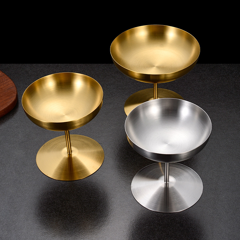 Ly kem inox 304, ly tráng miệng cao, ly bánh pudding, ly ăn vặt trái cây PBCP31