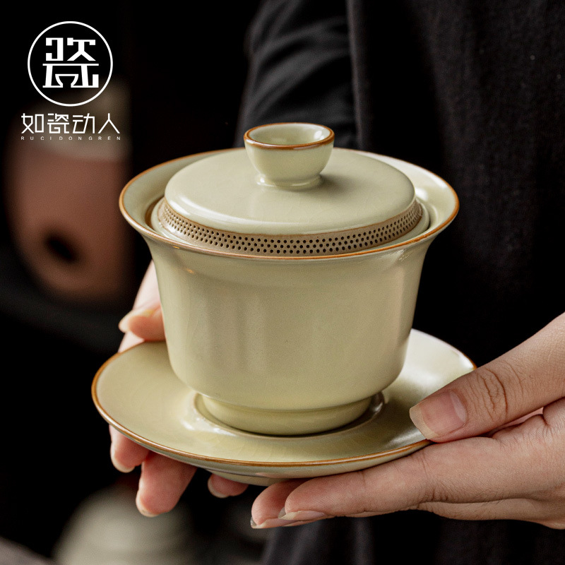 Chẳng hạn như Đồ Sứ di chuyển, bát có nắp đậy, cốc trà lọc có nắp, Bộ trà Kung Fu gia dụng không nóng, Cốc pha trà