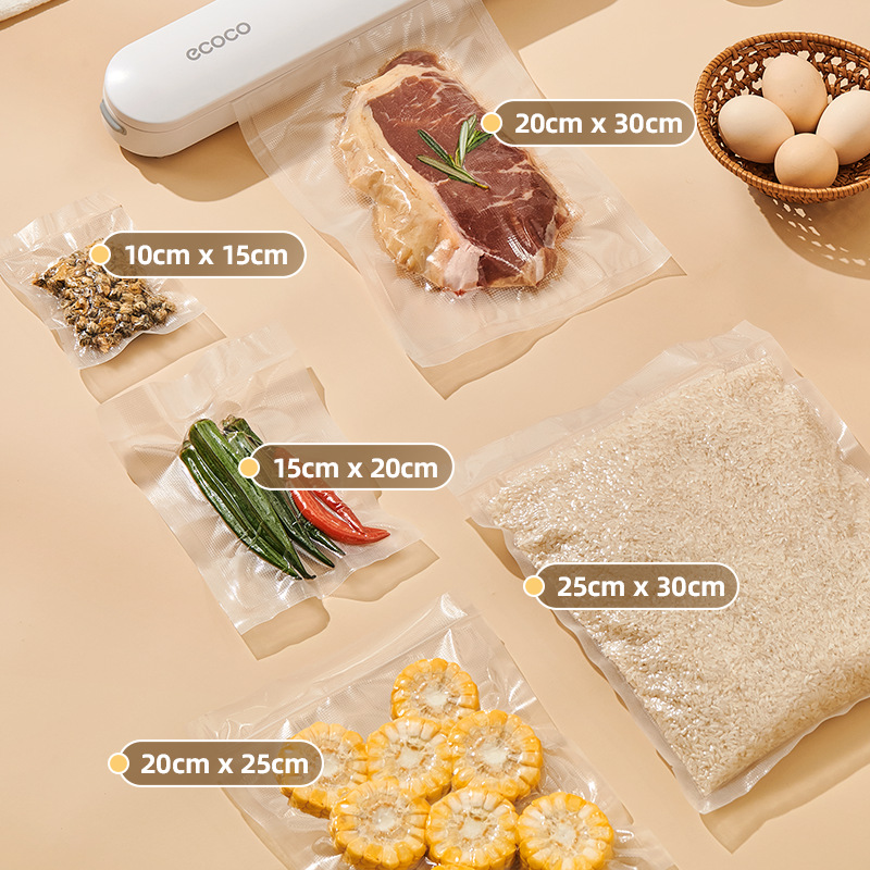 Máy hàn chân không ecoco Máy hút chân không bao bì thực phẩm tự động gia dụng nhỏ Máy hàn kín nhựa giữ tươi