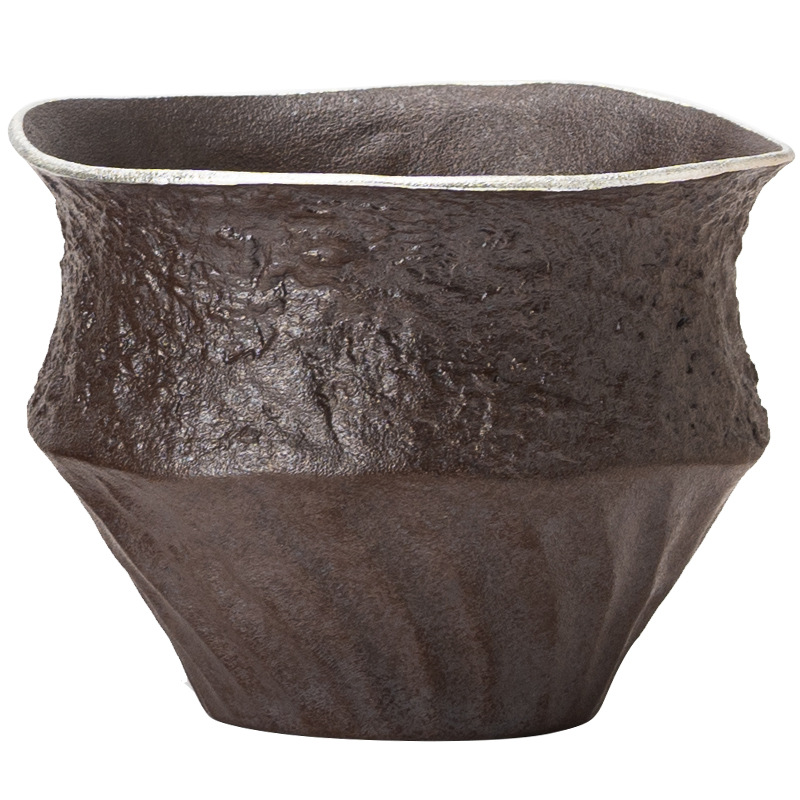 Bùn gốm cũ, rửa trà nước kiến trúc bạc, Bình đựng bã trà để bàn bằng gốm thô, cốc đựng nước gia dụng, phụ kiện trà đạo Kung Fu đơn