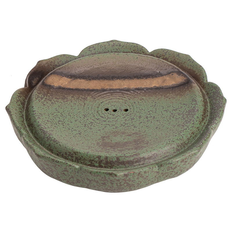 Ấm đun nước lưu trữ bằng gốm Qingye thay đổi Ấm đun nước khay trà ấm Phụ Kiện Bộ trà Kung Fu cổ điển đế ấm trà