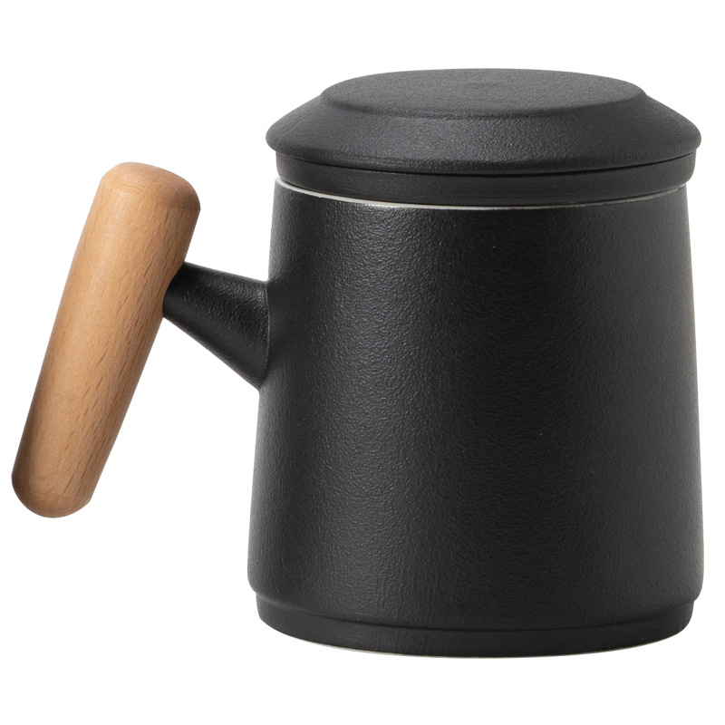 Cốc trà Cốc văn phòng cao cấp chuyên dụng cá nhân cốc nước gốm có tay cầm cốc Cốc Cốc Cốc cốc tách nước trà cốc dung tích lớn