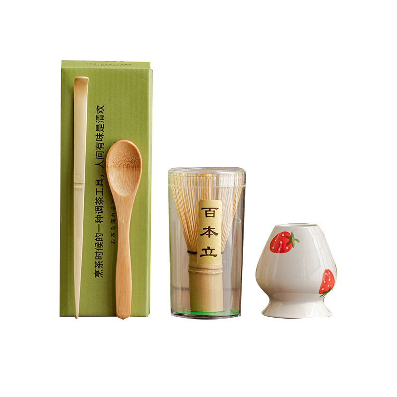 Bình trà gốm sứ, dụng cụ pha trà matcha, bàn chải trà matcha Nhật Bản, phụ kiện trà đạo