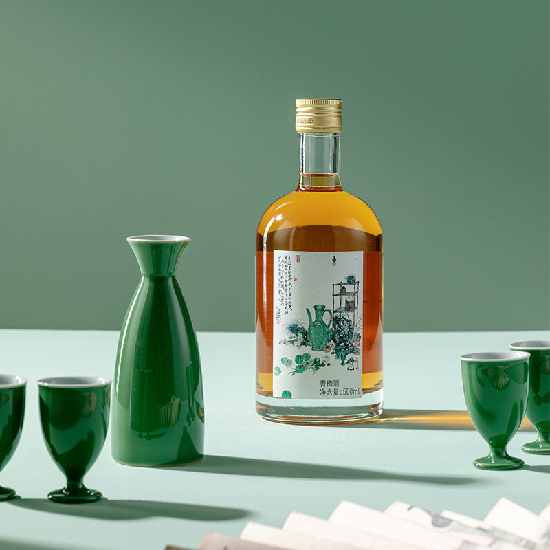 Sui Chaoqing, Bộ rượu, ly rượu, quạt Rượu mận, hộp quà Trọn Bộ, Quà Tặng công ty cho lãnh đạo