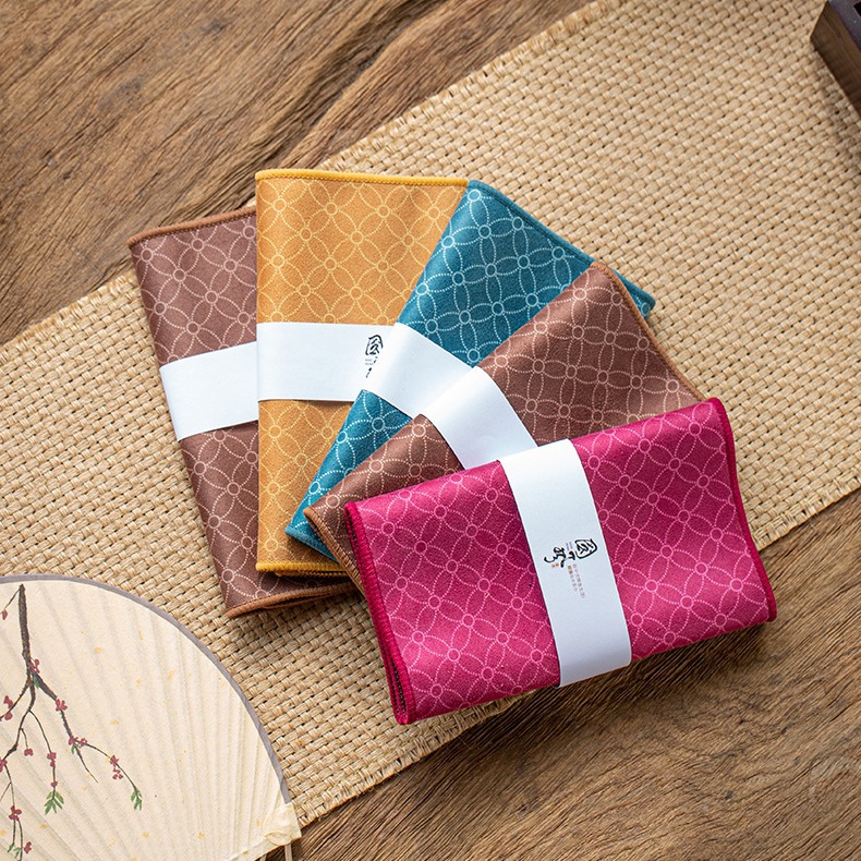 Khăn thấm nước Triều quốc gia Da'antang Khăn trà Khăn trà khăn lau bàn trà khăn nâng ấm trà Phụ Kiện Bộ trà Kung Fu Khăn trà Zen