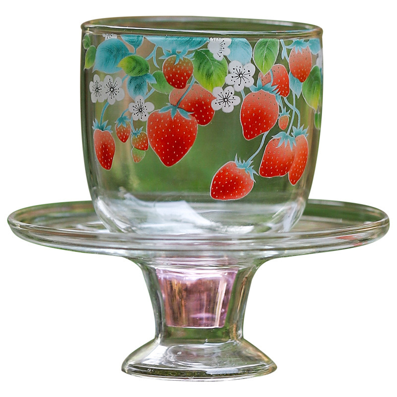 Cốc pha trà kiểu mới, Bộ trà chuyên dùng để pha trà xanh, cốc thủy tinh, cốc uống trà chịu nhiệt độ cao trong suốt kiểu Nhật