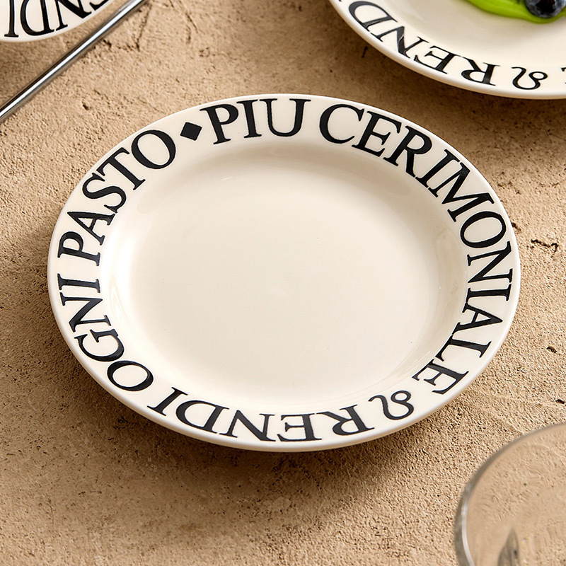 Đĩa đốt xương bằng gốm Sứ Pháp, đĩa đựng rác gia dụng, ĐĨA ĐỰNG xương, đĩa nhỏ 6 inch, đĩa bánh ngọt