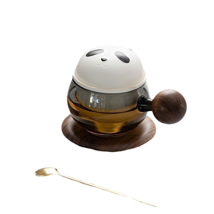 Cốc trà gấu trúc sáng tạo tách nước trà tách nước văn phòng cốc pha trà gốm sứ cốc cà phê cốc cà phê dễ thương