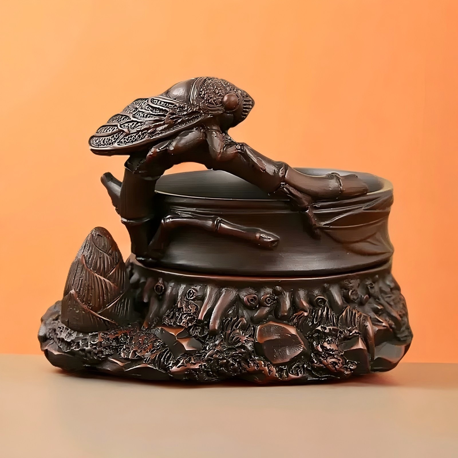 Lọc trà gốm tím lọc bã trà lưới lọc trà phụ kiện trà đạo bộ trà đồ trang trí thú vị trà sáng tạo lọc trà gia dụng