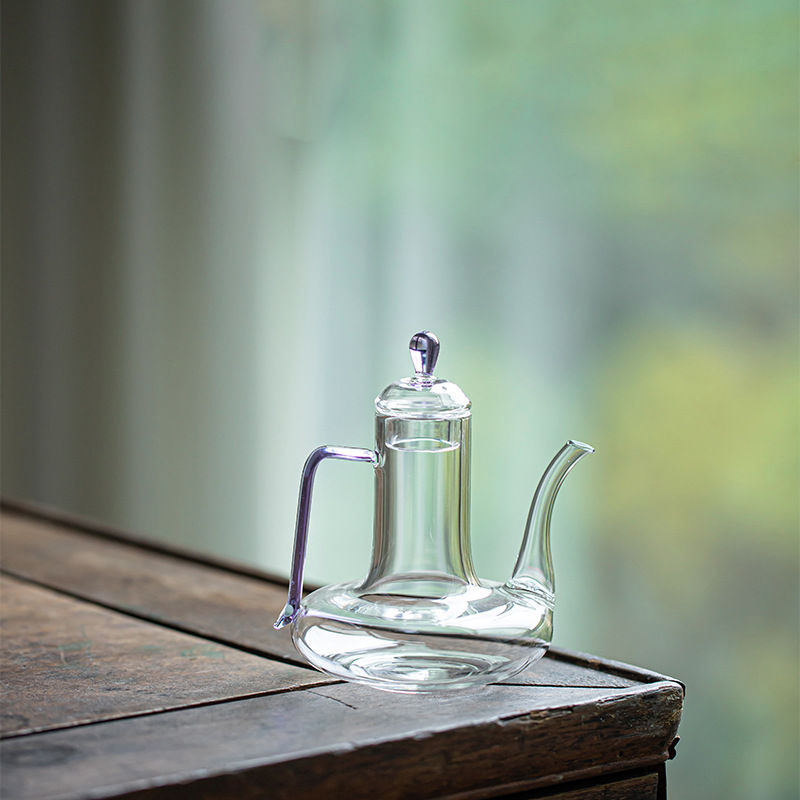 Ấm pha trà hoa ấm pha lạnh ấm thủy tinh chịu nhiệt ấm pha trà ấm nước chịu nhiệt cao có lọc trà xanh