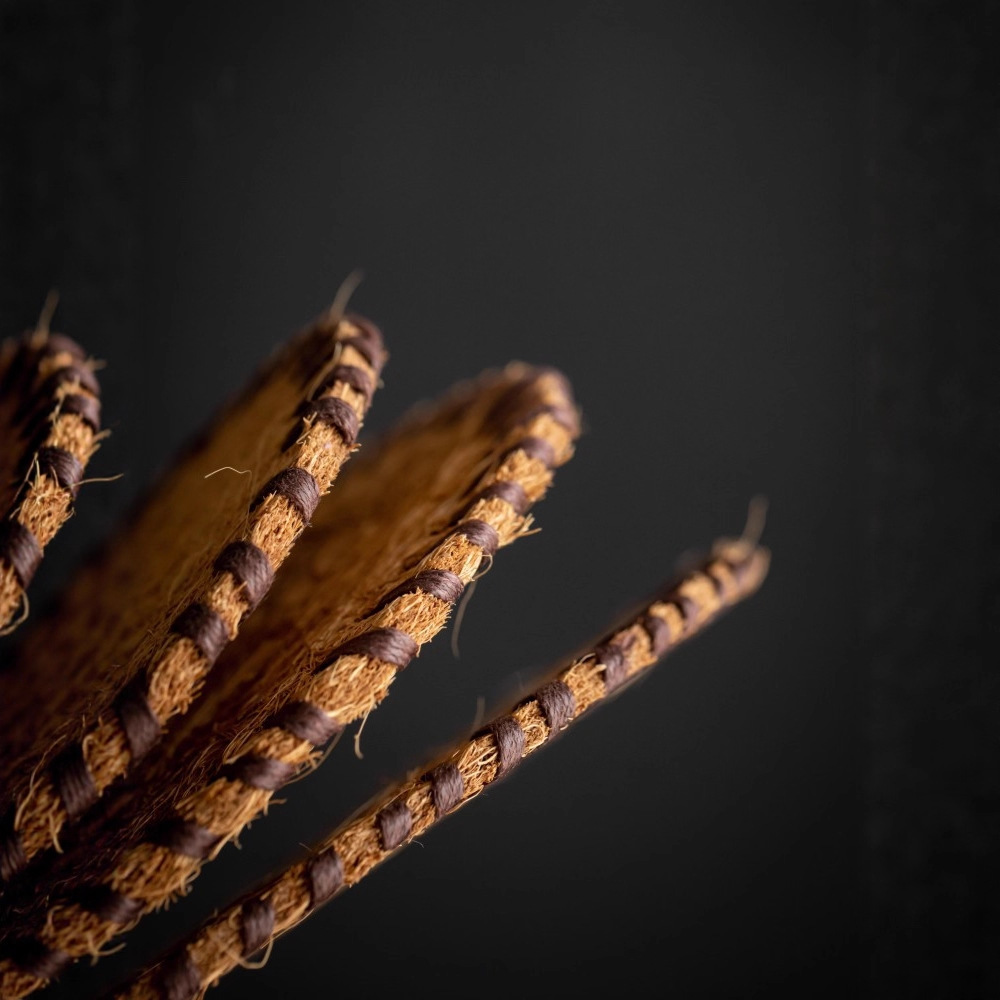 Bán buôn đế trà cọ dừa tự nhiên đế lông đế ấm trà đế ấm trà Đế cốc cọ cách nhiệt thủ công