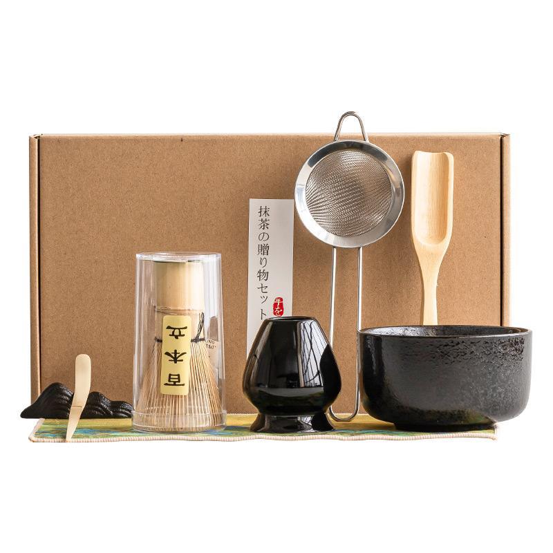 Bộ bát Matcha Baibenli, bình trà, bình trà, dụng cụ pha trà, bát trà gốm sứ, máy khuấy gia dụng kiểu Nhật, bình trà đứng