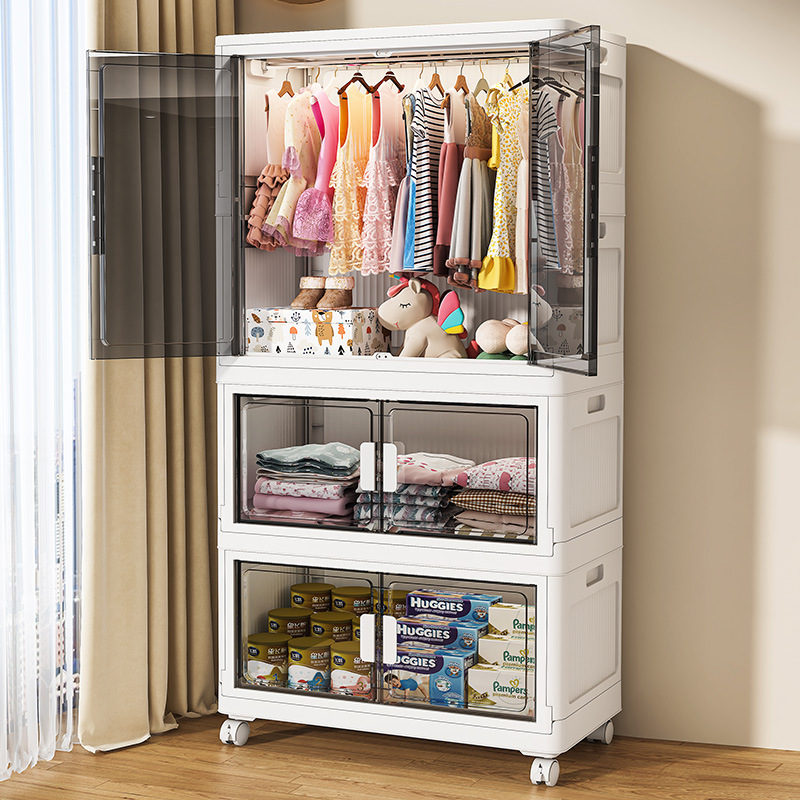 Tủ đựng đồ 70cm tủ quần áo trẻ em tủ quần áo phòng khách gia dụng tủ đựng đồ tủ quần áo Tủ Đựng Đồ đơn giản