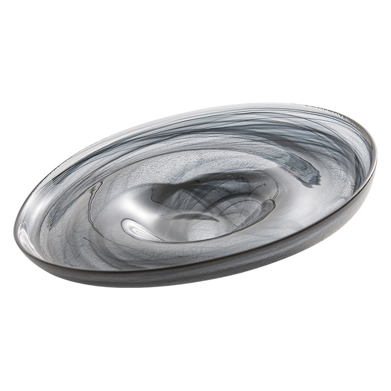 Thổ Nhĩ Kỳ ARDACAM nhập khẩu đĩa thủy tinh đĩa gia dụng đĩa tròn bộ đồ ăn khách sạn thương mại cao cấp đĩa hình đặc biệt