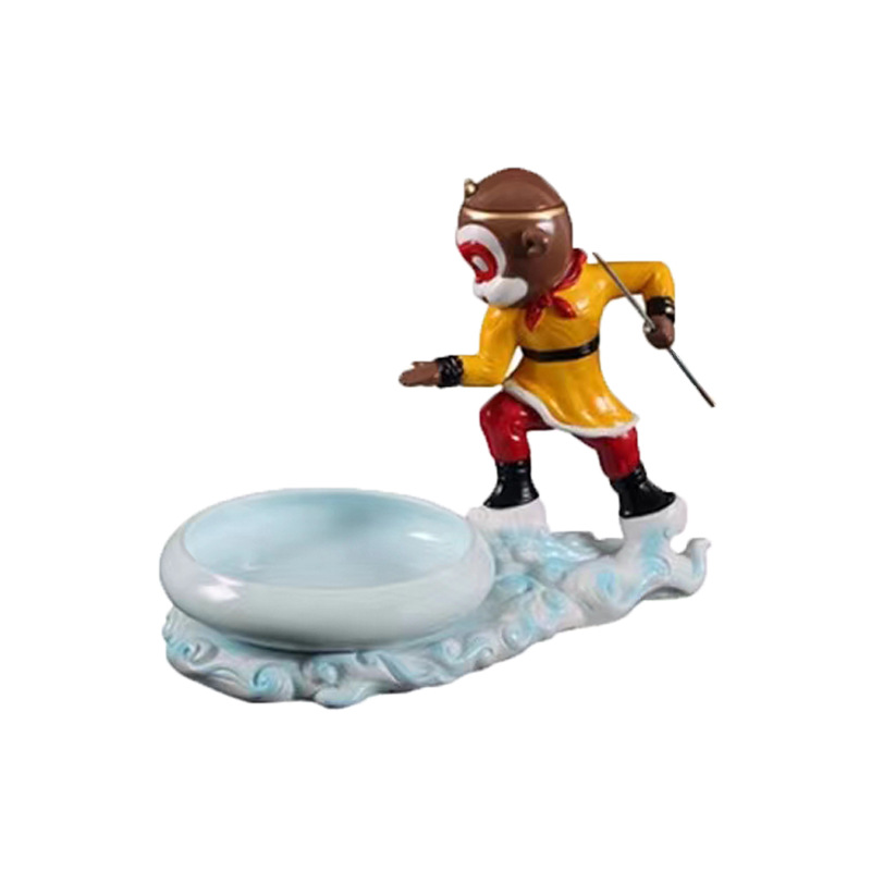 Khách sạn nổi tiếng trên mạng quan niệm nghệ thuật bộ đồ ăn đá khô Monkey King cá tính Nhà hàng chủ đề món ăn đặc biệt đĩa sáng tạo nhà hàng