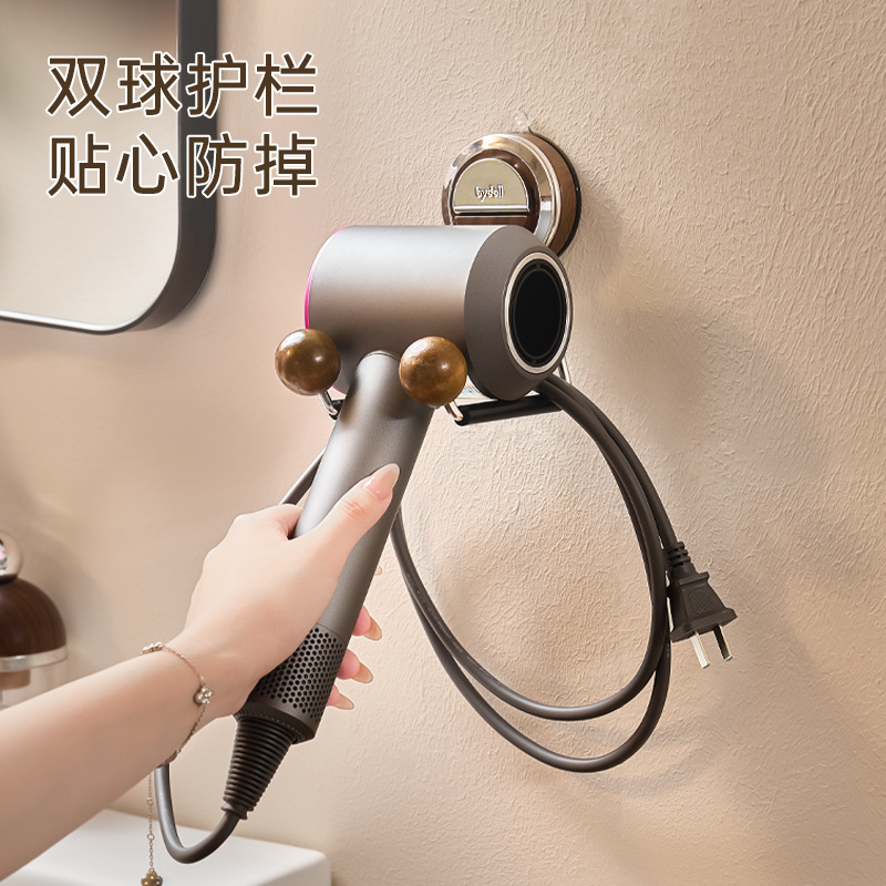 Giá đỡ máy sấy tóc cốc hút bydoll giá đỡ máy sấy tóc chuyên dụng cho nhà vệ sinh không cần đục lỗ giá treo máy sấy tóc