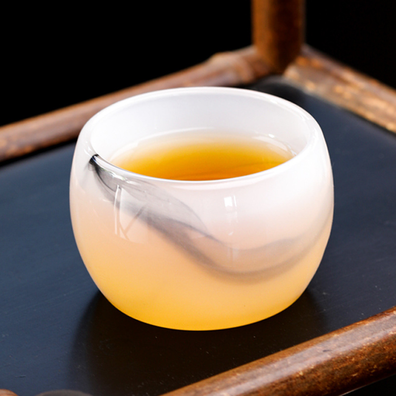 Cốc chủ nhân tráng men, tách trà ngọc cừu phong cách retro, trà cao cấp Trung Quốc, trà Kung Fu đặc biệt, bán buôn cốc trà