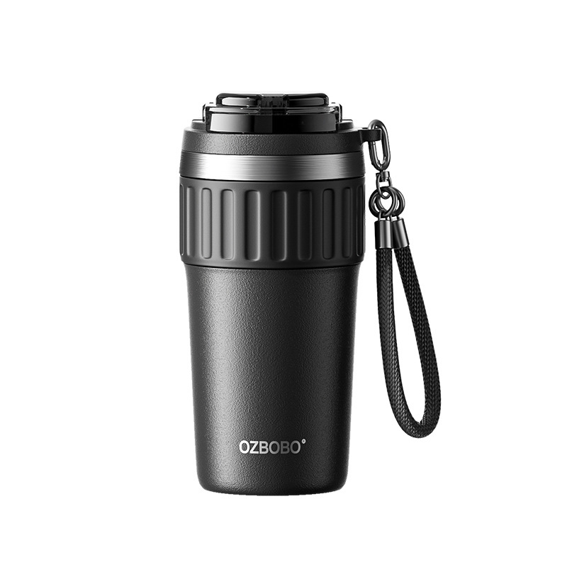 Bình giữ nhiệt inox 316 phủ gốm 630ml YKQ17 đựng cà phê đựng trà