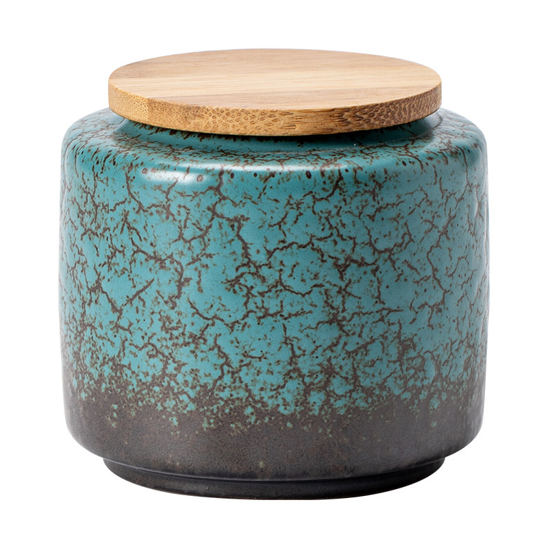 Lò nung thay đồ gốm sứ bình kín bình đựng đồ cầm tay cỡ nhỏ cao cấp bình rỗng bình đựng trà chống ẩm