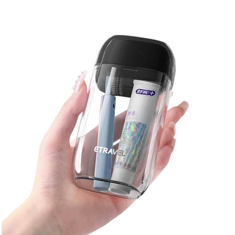 Cốc đựng đồ vệ sinh cá nhân du lịch Bộ đồ kết hợp hai trong một ba trong một cho du lịch công sở Hộp đựng đồ mini tiện dụng đi công tác