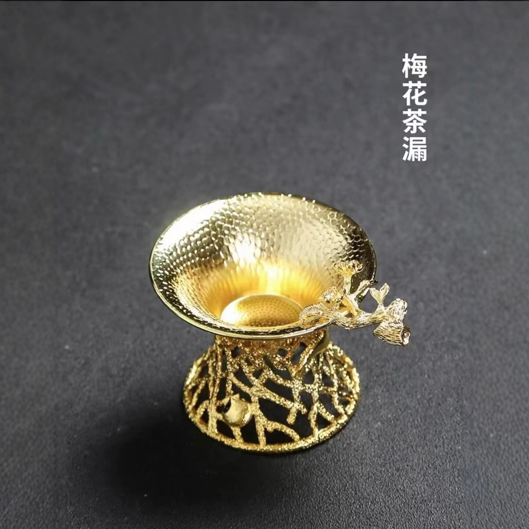 Lưới lọc trà bằng đồng nguyên chất kiểu Nhật, lưới lọc trà, phụ kiện Bộ trà Kung Fu, bộ lọc trà, bộ lọc trà, thiết bị pha trà sáng tạo