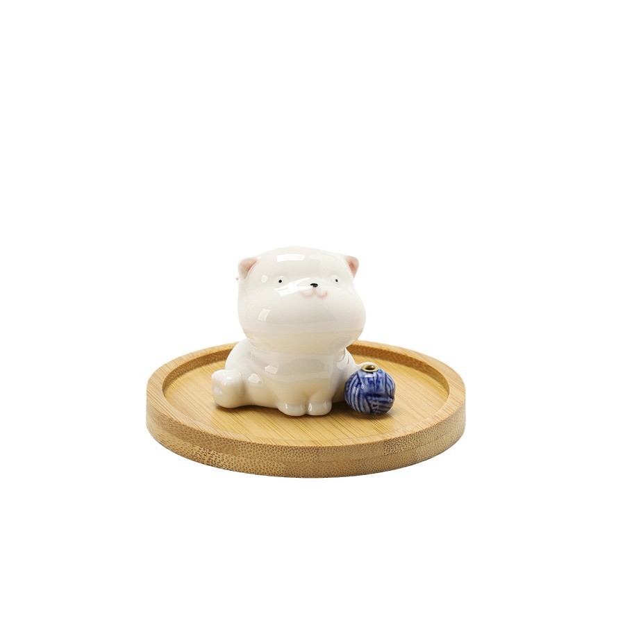 Lư hương gốm sứ cho bé mèo lư hương gia dụng lư hương trong nhà