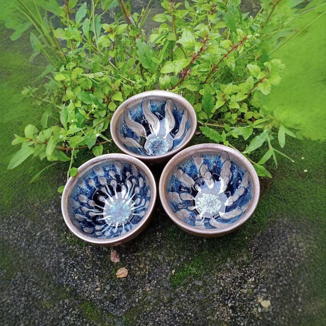Nòng nọc mô hình giọt dầu đen cốc miệng cốc trà Jianyang Jianyao cốc thủ công cốc chủ sở hữu bộ trà Kung Fu cốc trà thay thế