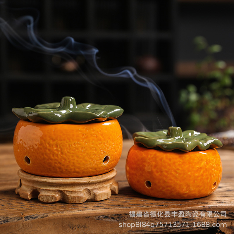 Lư hương 6 giờ mới gốm sứ Dehua bán buôn Lư Hương đền thờ gia dụng Lư Hương trung bình Lư hương đuổi muỗi