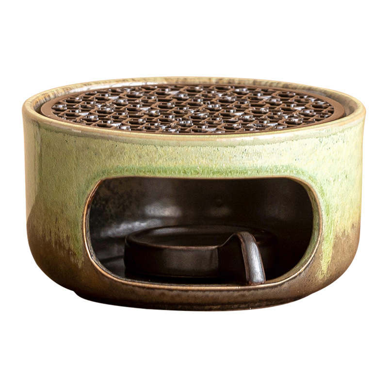 Lò nung gốm sứ ấm trà cổ điển bếp trà nhỏ gia dụng đế trà sưởi ấm cách nhiệt ấm ấm trà bếp xung quanh nấu trà ấm trà